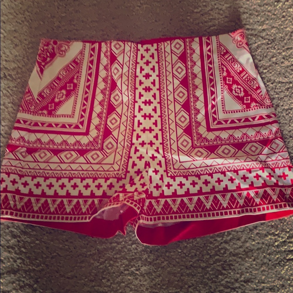 NWOT HIGH WAISTED TRIBAL SHORTS